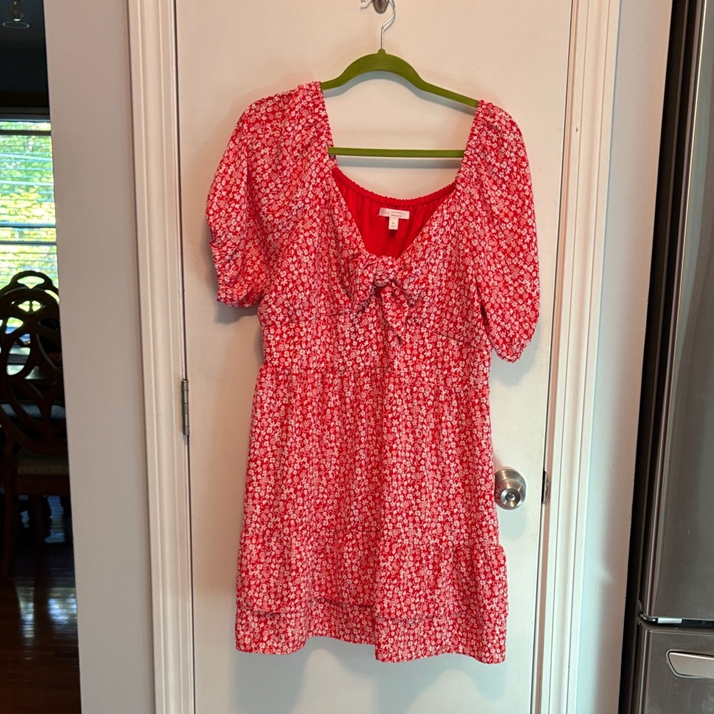 LC Lauren Conrad Vibrant Red Dress